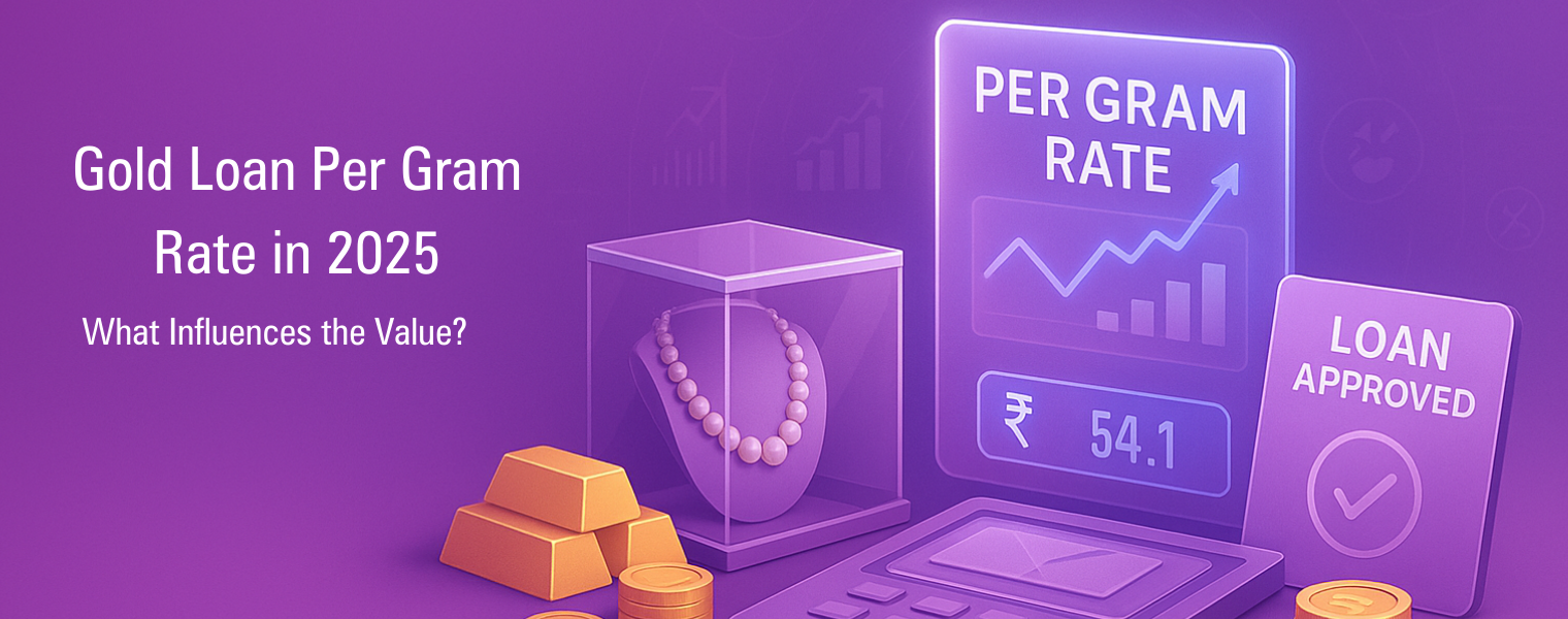 Gold Loan Per Gram Rate in 2025: What Influences the Value?